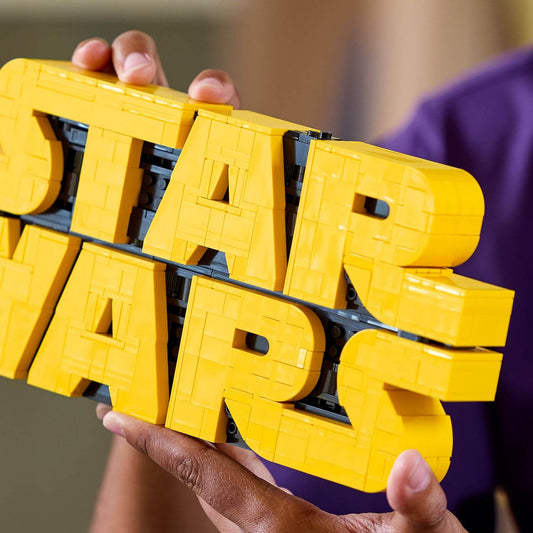 Curious Minds Toys & Games > Toys > Construction Toys > Interlocking Blocks > LEGO > LEGO Star Wars Lego Star Wars 75407 Brick-Built Star Wars Logo for Adults Ages 18+