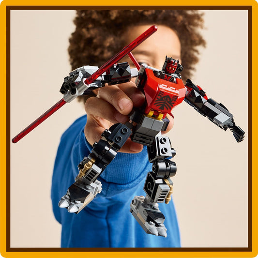 Curious Minds Toys & Games > Toys > Construction Toys > Interlocking Blocks > LEGO > LEGO Star Wars Lego Star Wars 75411 Darth Maul Mech Buildable Playset for Ages 6 & Up