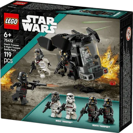 Curious Minds Toys & Games > Toys > Construction Toys > Interlocking Blocks > LEGO > LEGO Star Wars Lego Star Wars 75412 Death Trooper & Night Trooper Battle Pack Ages 6+