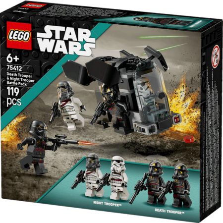 Curious Minds Toys & Games > Toys > Construction Toys > Interlocking Blocks > LEGO > LEGO Star Wars Lego Star Wars 75412 Death Trooper & Night Trooper Battle Pack Ages 6+