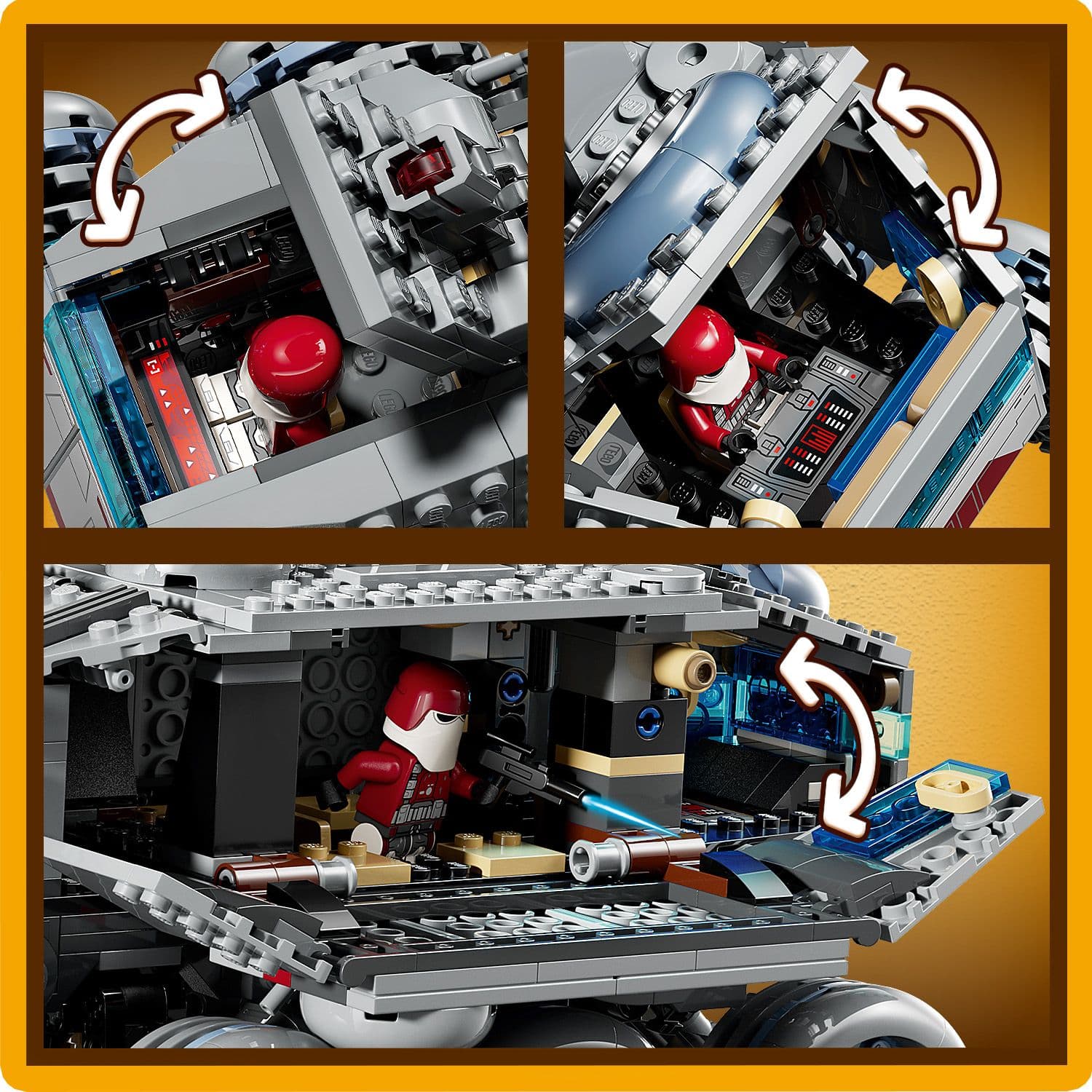 Curious Minds Toys & Games > Toys > Construction Toys > Interlocking Blocks > LEGO > LEGO Star Wars Lego Star Wars 75413 Republic Juggernaut Buildable Playset for Ages 9+