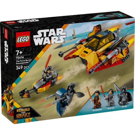 Curious Minds Toys & Games > Toys > Construction Toys > Interlocking Blocks > LEGO > LEGO Star Wars Lego Star Wars 75414 The Force Burner Snowspeeder Playset for Ages 7+