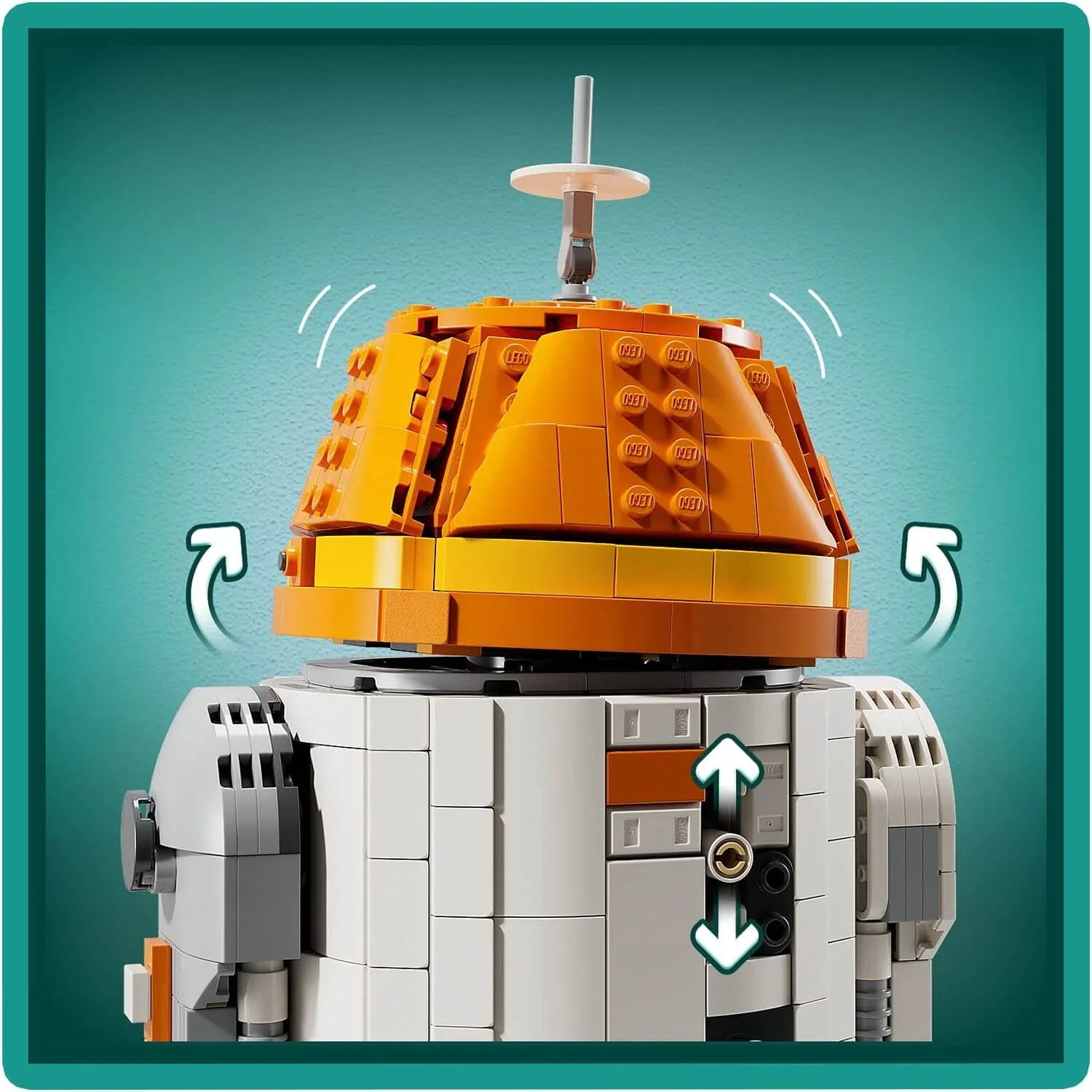 Curious Minds Toys & Games > Toys > Construction Toys > Interlocking Blocks > LEGO > LEGO Star Wars Lego Star Wars 75416 Chopper (C1-10P) Astromech Droid for Ages 10 & Up