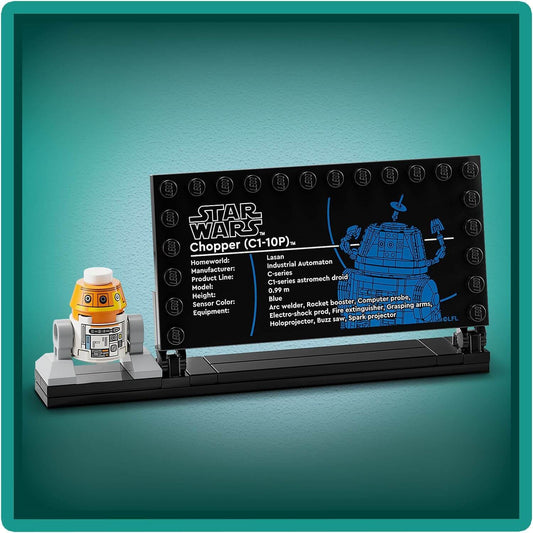 Curious Minds Toys & Games > Toys > Construction Toys > Interlocking Blocks > LEGO > LEGO Star Wars Lego Star Wars 75416 Chopper (C1-10P) Astromech Droid for Ages 10 & Up