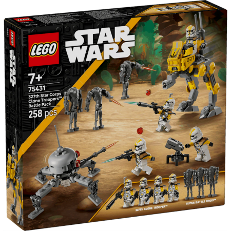 Curious Minds Toys & Games > Toys > Construction Toys > Interlocking Blocks > LEGO > LEGO Star Wars Lego Star Wars 75431 327th Star Corps Clone Trooper Battle Pack Age 7+