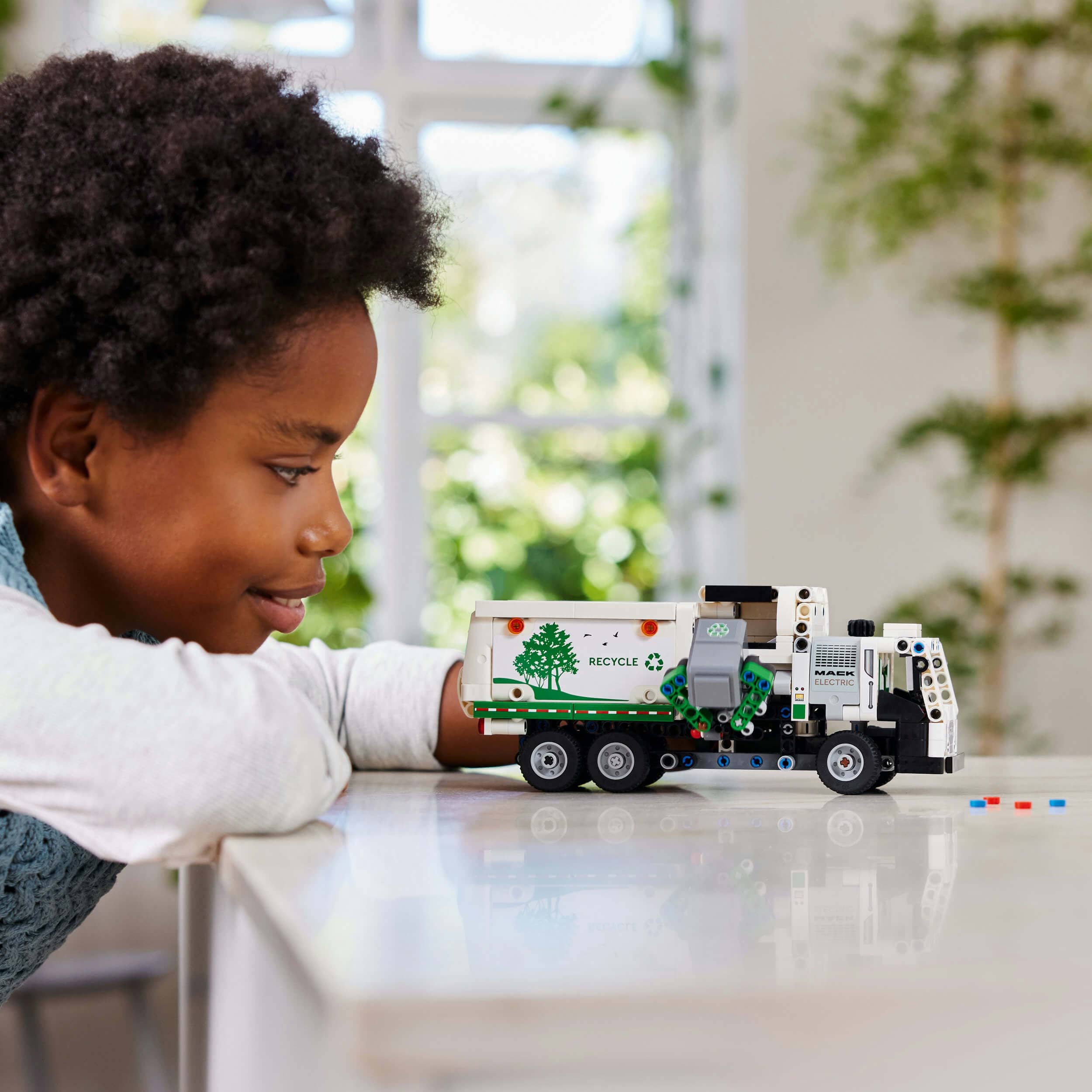 Curious Minds Toys & Games > Toys > Construction Toys > Interlocking Blocks > LEGO > LEGO Technic Lego Technic 42167 Mack Electric Garbage Truck Model for Ages 8 and Up