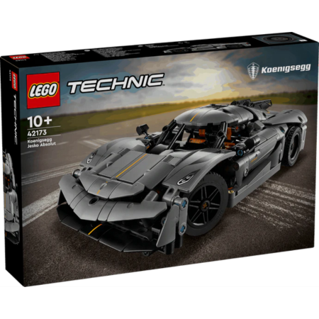 Curious Minds Toys & Games > Toys > Construction Toys > Interlocking Blocks > LEGO > LEGO Technic LEGO Technic 42173 Koenigsegg Jesko Absolut Grey Hypercar for Ages 10+