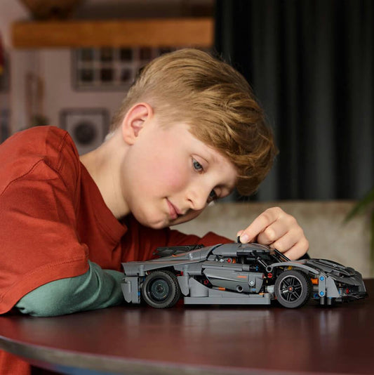 Curious Minds Toys & Games > Toys > Construction Toys > Interlocking Blocks > LEGO > LEGO Technic LEGO Technic 42173 Koenigsegg Jesko Absolut Grey Hypercar for Ages 10+