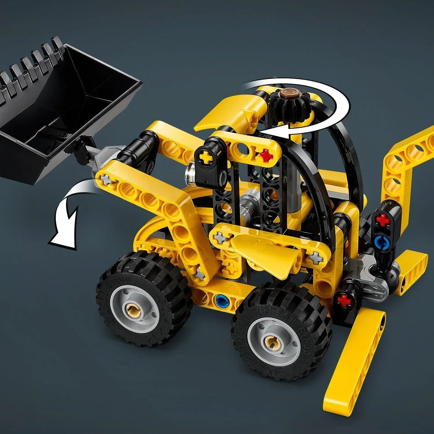 Curious Minds Toys & Games > Toys > Construction Toys > Interlocking Blocks > LEGO > LEGO Technic Lego Technic 42197 Backhoe Loader Buildable Playset for Ages 7 and Up