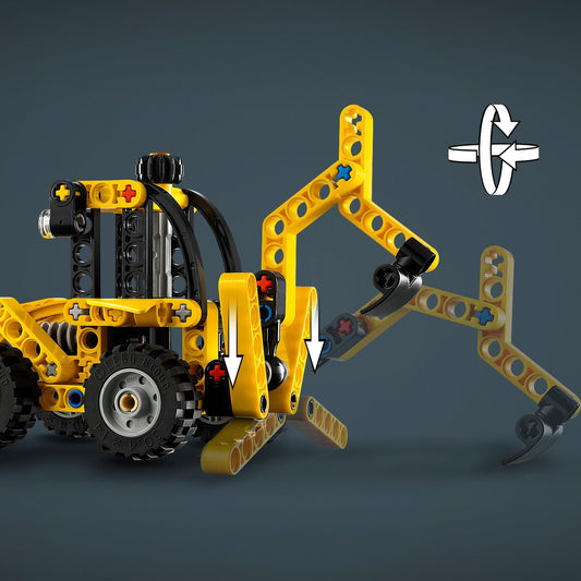 Curious Minds Toys & Games > Toys > Construction Toys > Interlocking Blocks > LEGO > LEGO Technic Lego Technic 42197 Backhoe Loader Buildable Playset for Ages 7 and Up