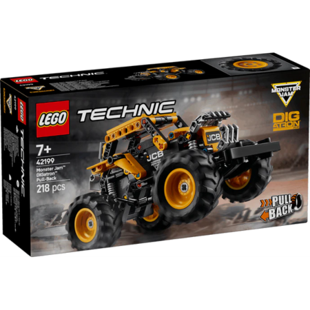 Curious Minds Toys & Games > Toys > Construction Toys > Interlocking Blocks > LEGO > LEGO Technic Lego Technic 42199 Monster Jam DIGatron Pull-Back Playset for Ages 7+