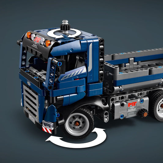 Curious Minds Toys & Games > Toys > Construction Toys > Interlocking Blocks > LEGO > LEGO Technic Lego Technic 42203 Tipping Dump Truck Toy Model Set for Ages 9 and Up