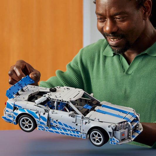Curious Minds Toys & Games > Toys > Construction Toys > Interlocking Blocks > LEGO > LEGO Technic Lego Technic 42210 2 Fast 2 Furious Nissan Skyline GT-R (R34) Ages 18+