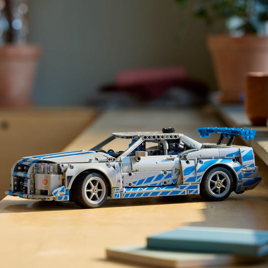 Curious Minds Toys & Games > Toys > Construction Toys > Interlocking Blocks > LEGO > LEGO Technic Lego Technic 42210 2 Fast 2 Furious Nissan Skyline GT-R (R34) Ages 18+