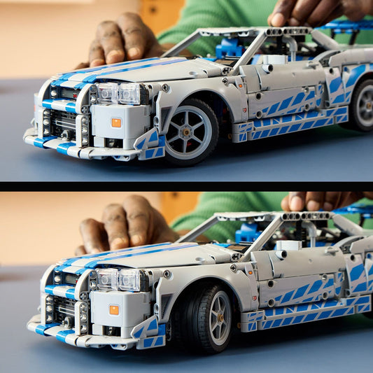 Curious Minds Toys & Games > Toys > Construction Toys > Interlocking Blocks > LEGO > LEGO Technic Lego Technic 42210 2 Fast 2 Furious Nissan Skyline GT-R (R34) Ages 18+