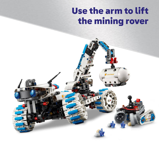 Curious Minds Toys & Games > Toys > Construction Toys > Interlocking Blocks > LEGO > LEGO Technic Lego Technic 42211 Lunar Outpost Moon Rover Space Vehicle for Ages 10+