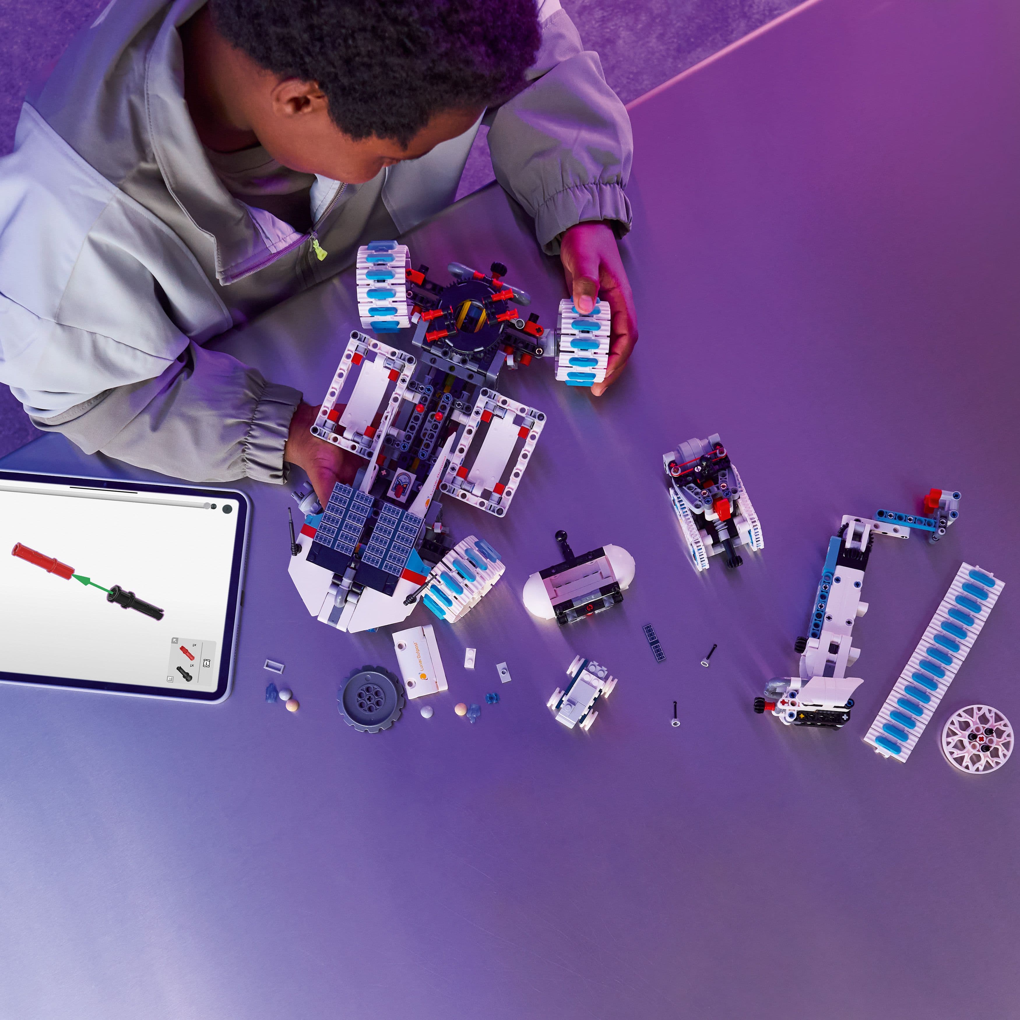 Curious Minds Toys & Games > Toys > Construction Toys > Interlocking Blocks > LEGO > LEGO Technic Lego Technic 42211 Lunar Outpost Moon Rover Space Vehicle for Ages 10+