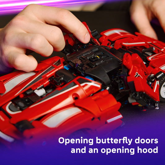 Curious Minds Toys & Games > Toys > Construction Toys > Interlocking Blocks > LEGO > LEGO Technic Lego Technic 42212 Ferrari FXX K Buildable Car Playset for Age 10 & Up
