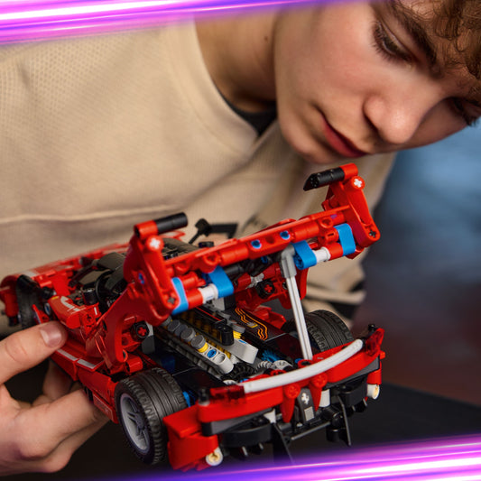 Curious Minds Toys & Games > Toys > Construction Toys > Interlocking Blocks > LEGO > LEGO Technic Lego Technic 42212 Ferrari FXX K Buildable Car Playset for Age 10 & Up