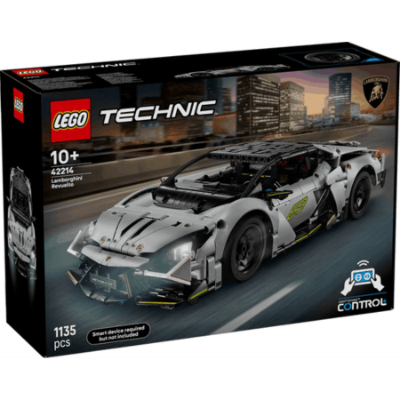 Curious Minds Toys & Games > Toys > Construction Toys > Interlocking Blocks > LEGO > LEGO Technic Lego Technic 42214 Lamborghini Revuelto Super Sports Car for Ages 10+
