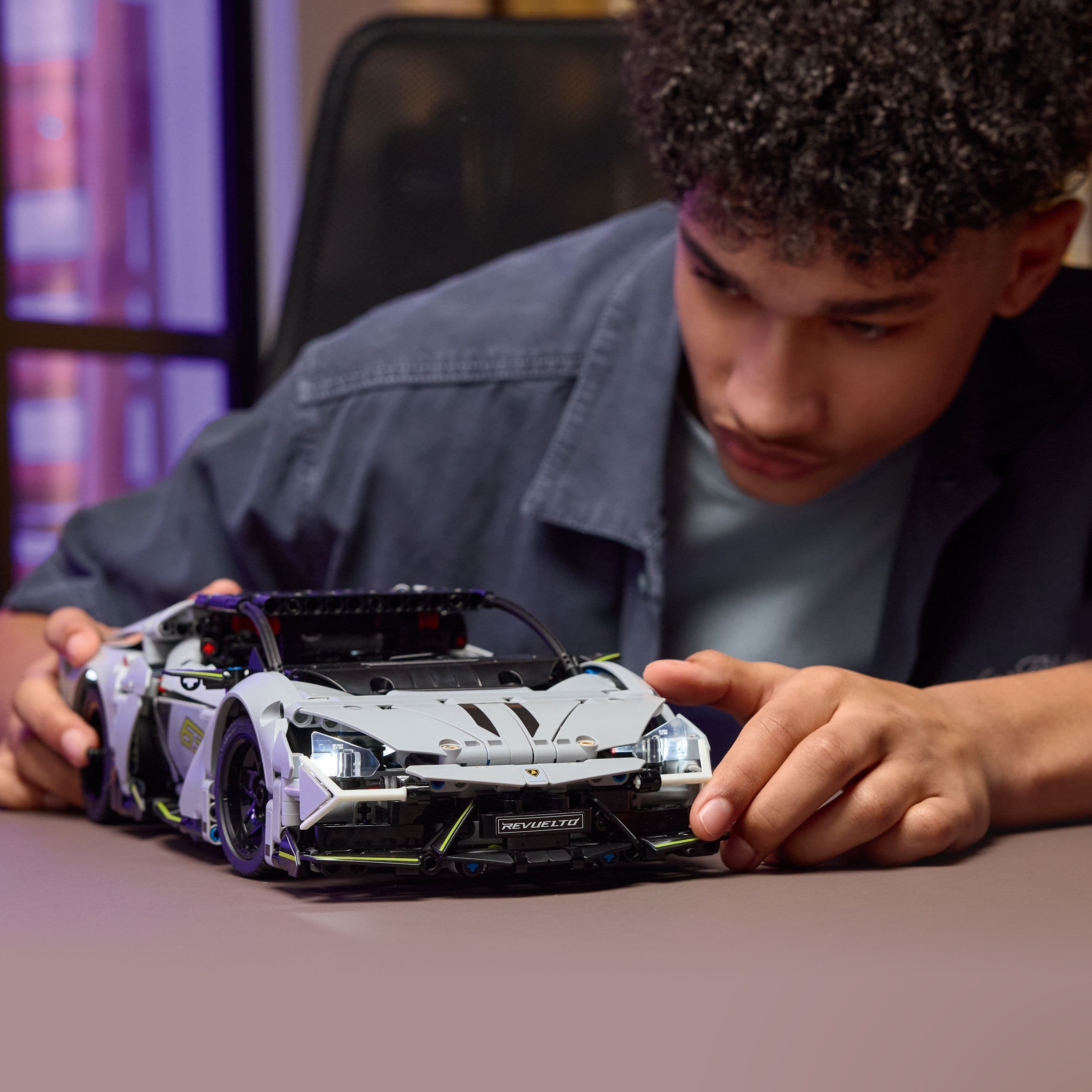Curious Minds Toys & Games > Toys > Construction Toys > Interlocking Blocks > LEGO > LEGO Technic Lego Technic 42214 Lamborghini Revuelto Super Sports Car for Ages 10+