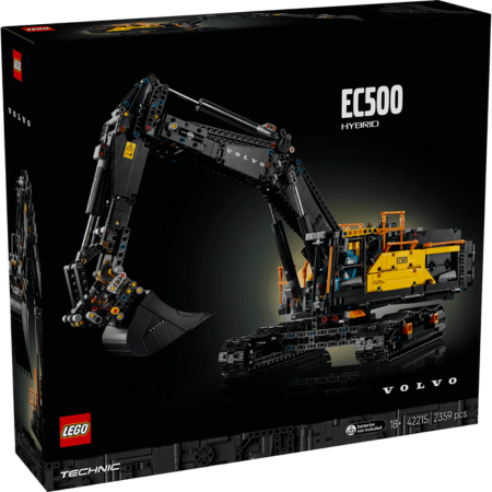 Curious Minds Toys & Games > Toys > Construction Toys > Interlocking Blocks > LEGO > LEGO Technic Lego Technic 42215 Volvo EC500 Hybrid Excavator for Adults Ages 18+