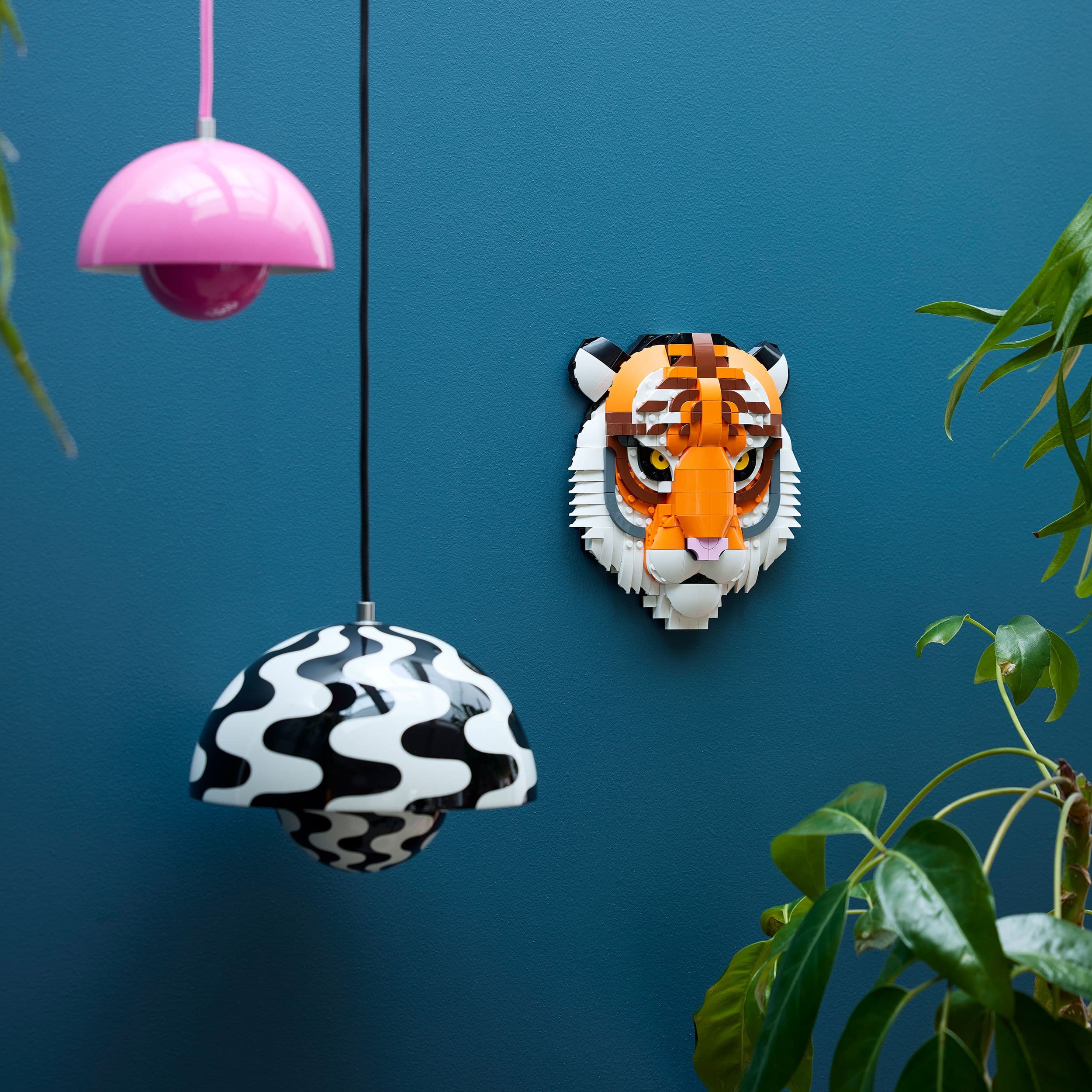Curious Minds Toys & Games > Toys > Construction Toys > Interlocking Blocks > LEGO > Other LEGO Sets Lego Art 31217 The Fauna Collection - Tiger 3D Wall Art for Ages 18+
