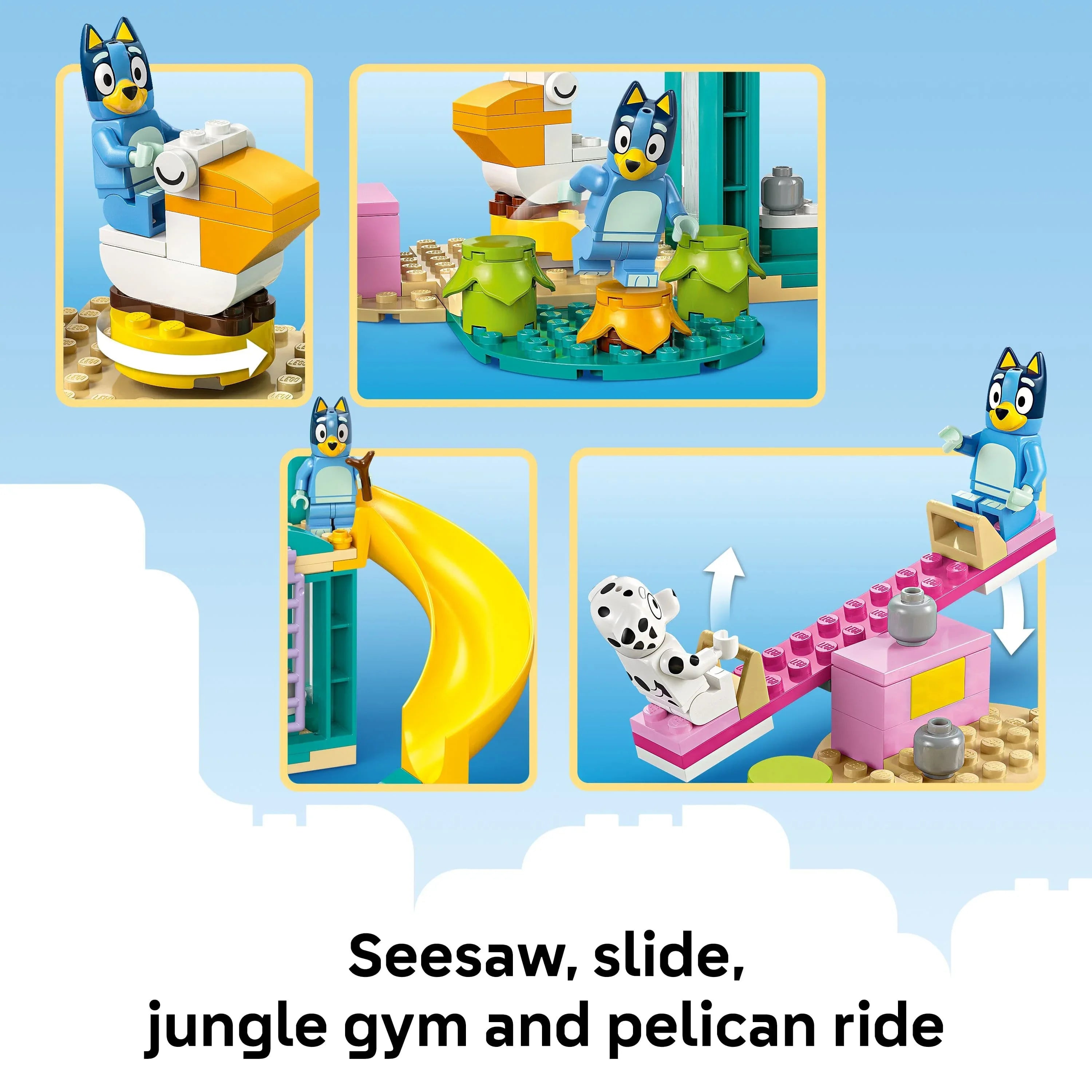 Curious Minds Toys & Games > Toys > Construction Toys > Interlocking Blocks > LEGO > Other LEGO Sets Lego Bluey 11201 Playground Fun with Bluey and Chloe for Ages 4 and Up