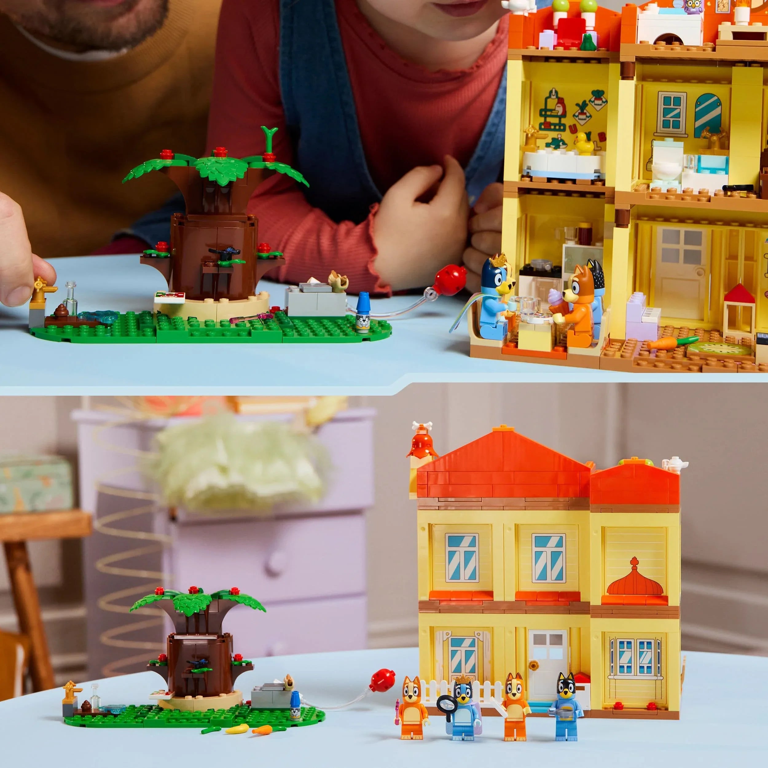 Curious Minds Toys & Games > Toys > Construction Toys > Interlocking Blocks > LEGO > Other LEGO Sets Lego Bluey 11203 Bluey's Family House Set for Children Aged 4 and Up