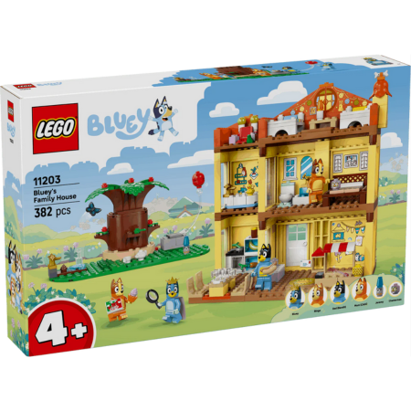 Curious Minds Toys & Games > Toys > Construction Toys > Interlocking Blocks > LEGO > Other LEGO Sets Lego Bluey 11203 Bluey's Family House Set for Children Aged 4 and Up