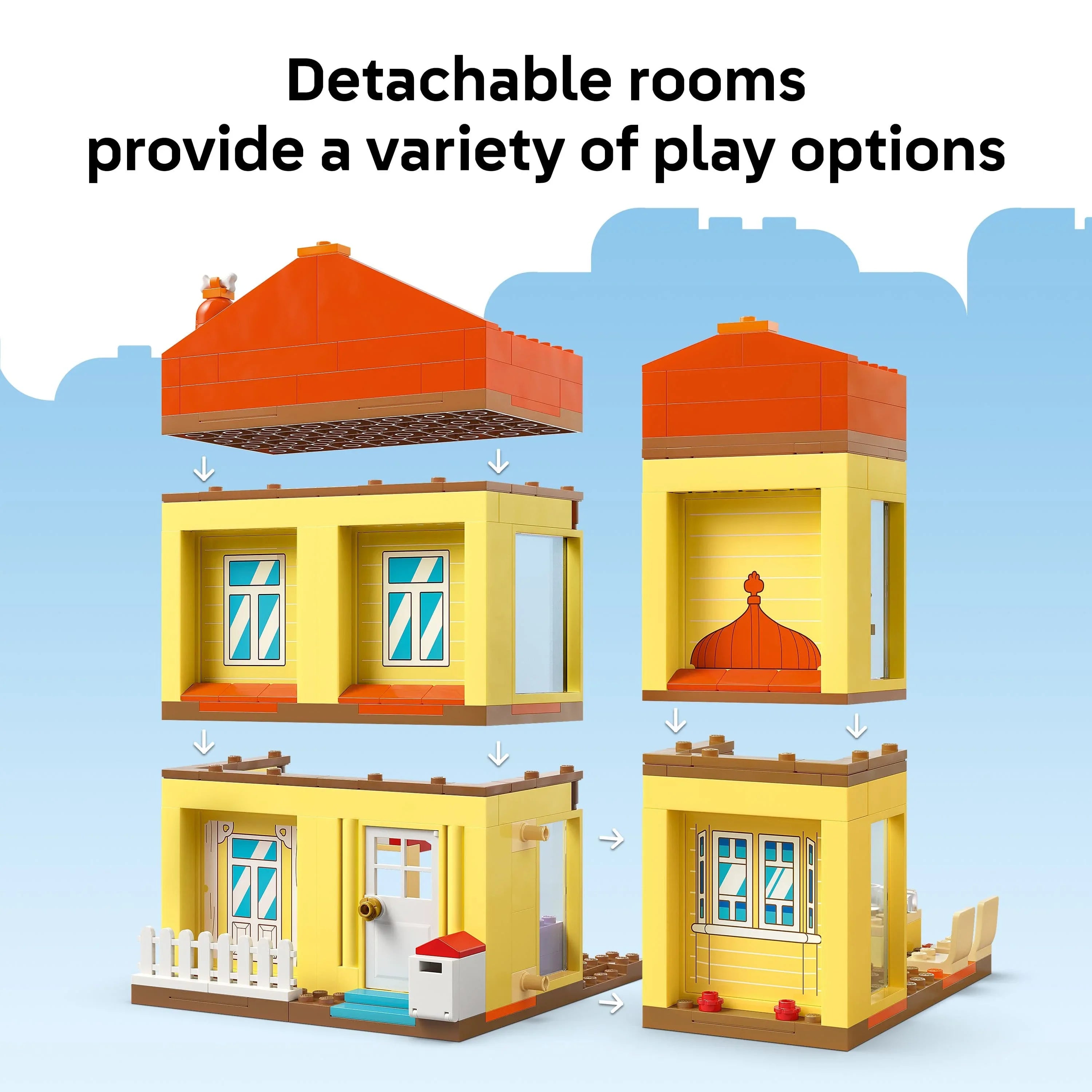 Curious Minds Toys & Games > Toys > Construction Toys > Interlocking Blocks > LEGO > Other LEGO Sets Lego Bluey 11203 Bluey's Family House Set for Children Aged 4 and Up