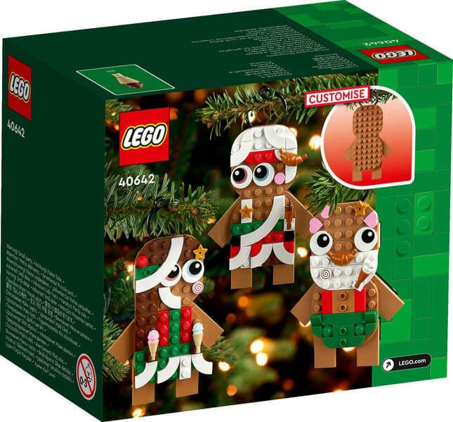 Curious Minds Toys & Games > Toys > Construction Toys > Interlocking Blocks > LEGO > Other LEGO Sets Lego Christmas 40642 Gingerbread Ornaments Seasonal Playset for Age 6+