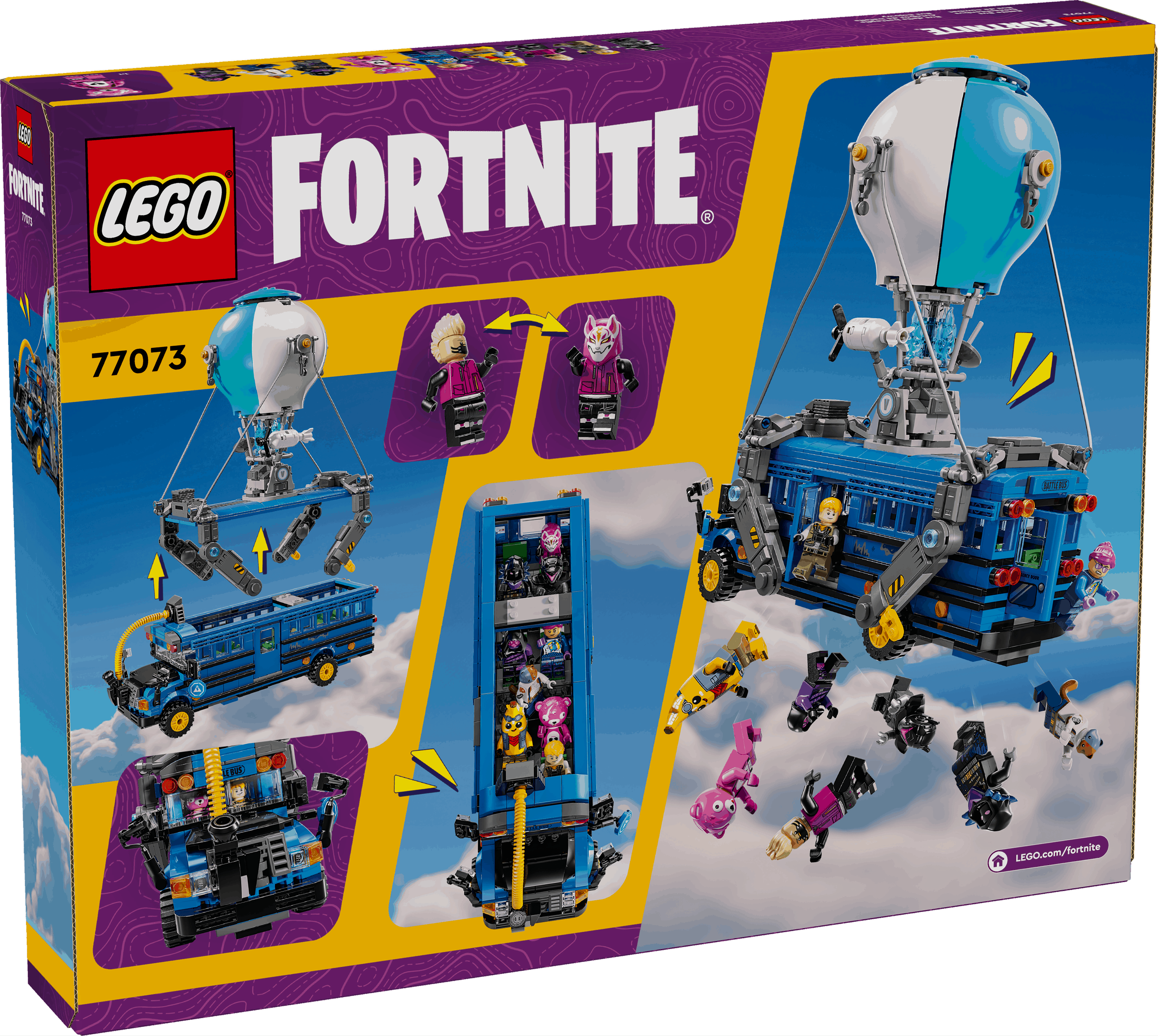 Curious Minds Toys & Games > Toys > Construction Toys > Interlocking Blocks > LEGO > Other LEGO Sets Lego Fortnite 77073 Battle Bus Video Game Playset for Ages 10 and Up
