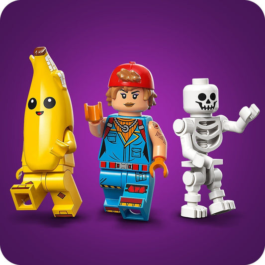 Curious Minds Toys & Games > Toys > Construction Toys > Interlocking Blocks > LEGO > Other LEGO Sets Lego Fortnite 77075 Peely & Sparkplug's Camp Playset for Ages 7 and Up
