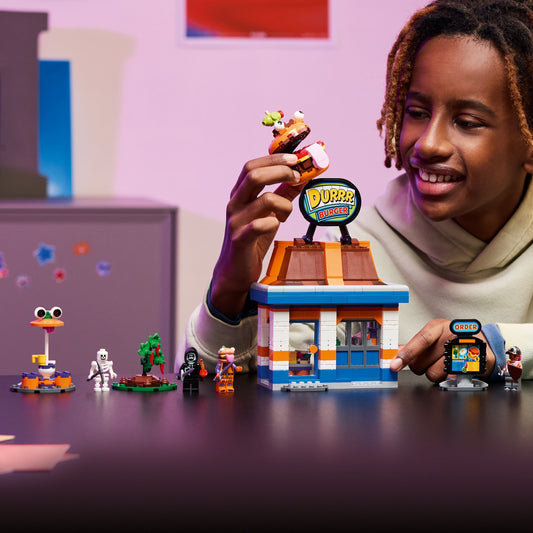 Curious Minds Toys & Games > Toys > Construction Toys > Interlocking Blocks > LEGO > Other LEGO Sets Lego Fortnite 77076 Durrr Burger Restaurant Playset for Ages 10 and Up