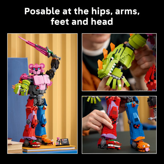 Curious Minds Toys & Games > Toys > Construction Toys > Interlocking Blocks > LEGO > Other LEGO Sets Lego Fortnite 77078 Mecha Team Leader Collectable for Adults Ages 18+