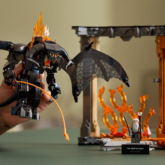 Curious Minds Toys & Games > Toys > Construction Toys > Interlocking Blocks > LEGO > Other LEGO Sets Lego Icons 10367 The Lord of the Rings: Balrog Book Nook for Ages 18+