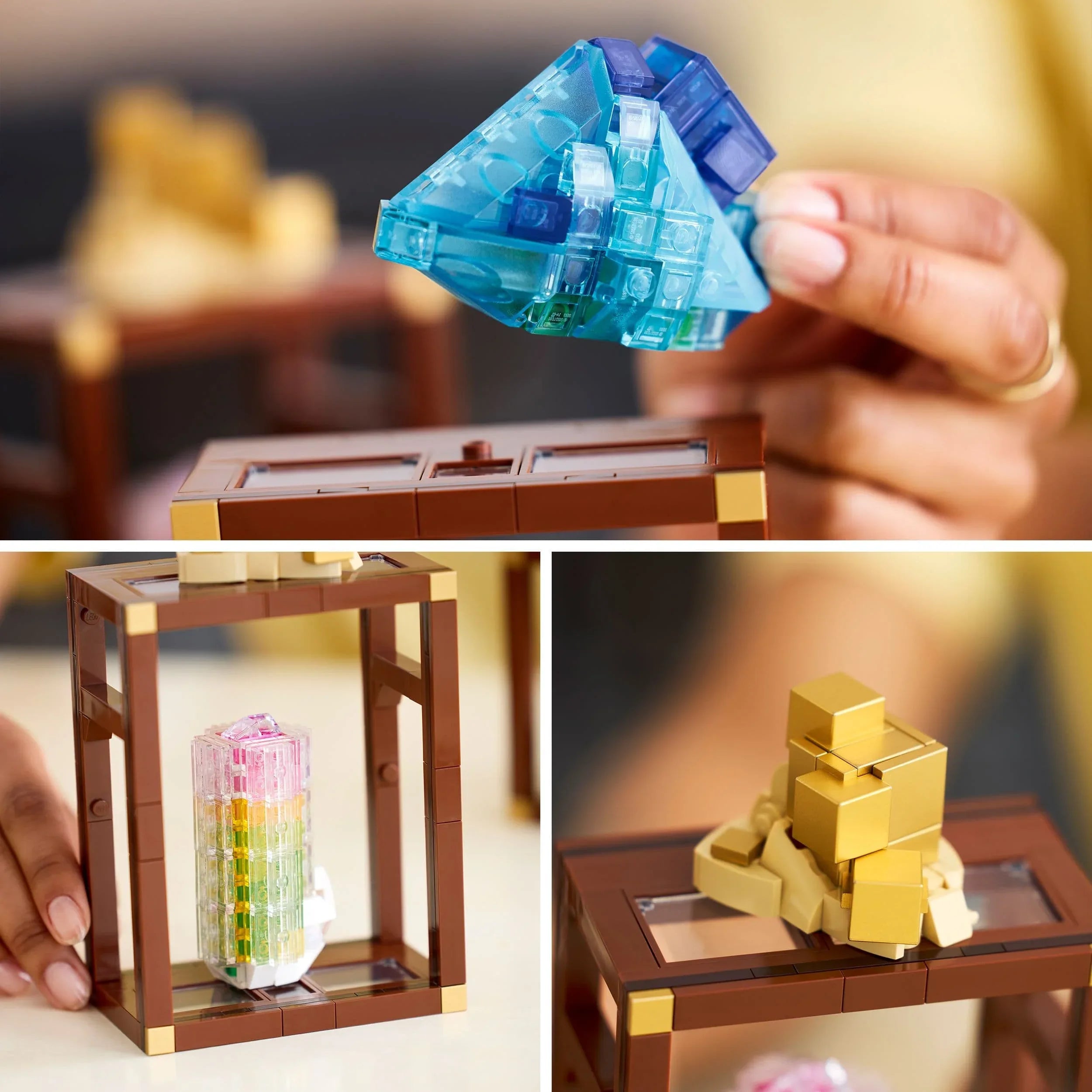 Curious Minds Toys & Games > Toys > Construction Toys > Interlocking Blocks > LEGO > Other LEGO Sets Lego Ideas 21362 Mineral Collection Set for Adults Aged 18 and Up