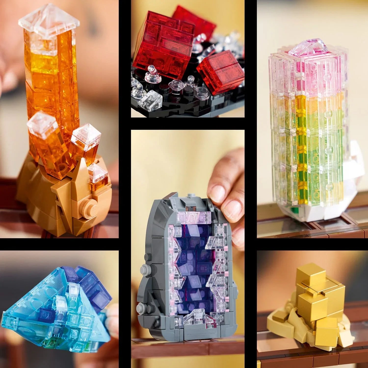 Curious Minds Toys & Games > Toys > Construction Toys > Interlocking Blocks > LEGO > Other LEGO Sets Lego Ideas 21362 Mineral Collection Set for Adults Aged 18 and Up