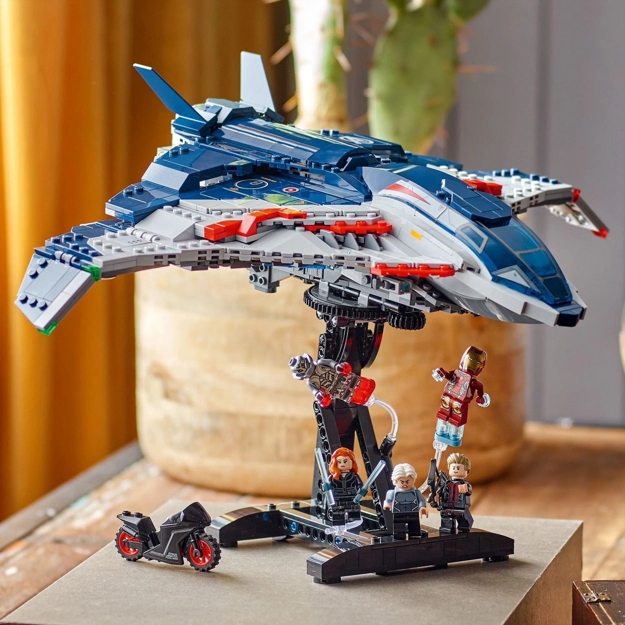 Curious Minds Toys & Games > Toys > Construction Toys > Interlocking Blocks > LEGO > Other LEGO Sets Lego Marvel 76325 Avengers: Age of Ultron Quinjet for Ages 12 and Up
