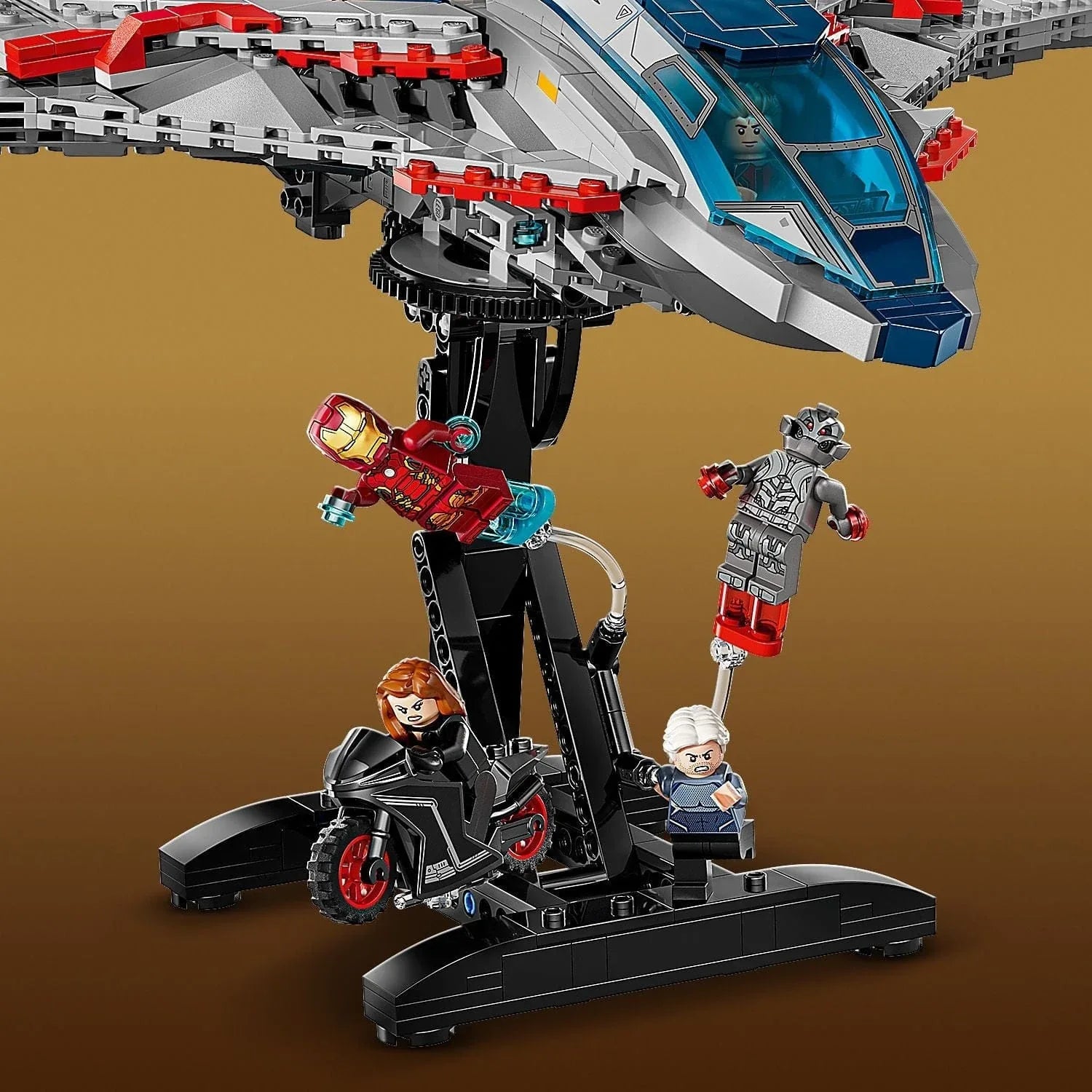 Curious Minds Toys & Games > Toys > Construction Toys > Interlocking Blocks > LEGO > Other LEGO Sets Lego Marvel 76325 Avengers: Age of Ultron Quinjet for Ages 12 and Up
