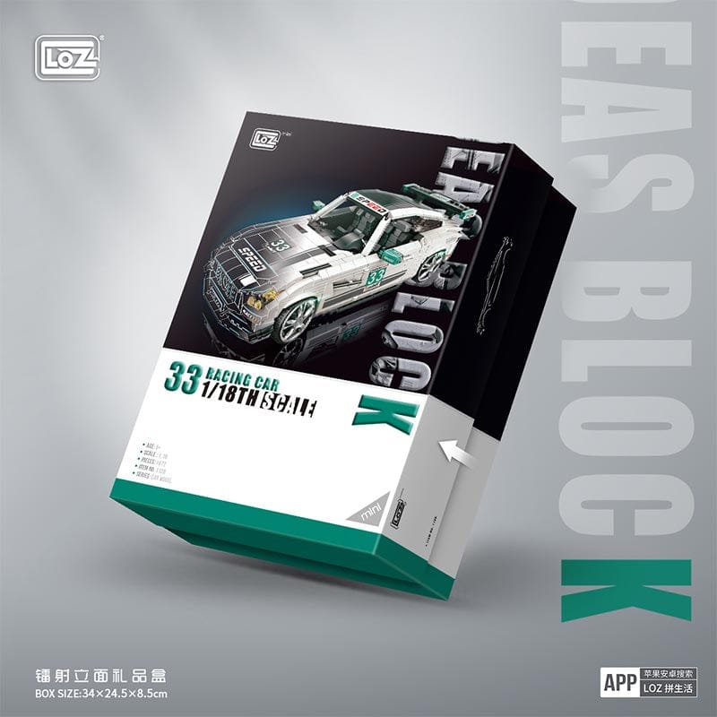 LOZ Racing Car 33 1/18th Scale 1128 6932691911287