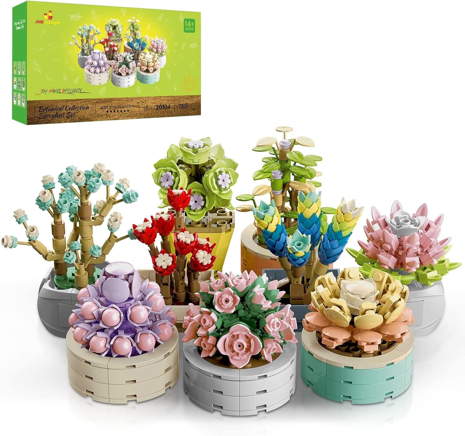 JMBricklayer 9in1 Succulent Set 20104 6975581460588