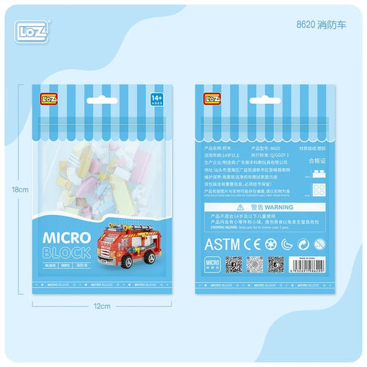 LOZ Fire Truck Polybag 8620 6932691986209