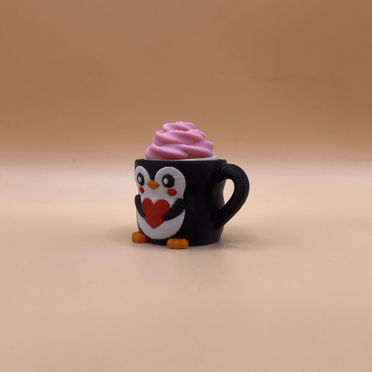 Dans Fidget Foundry Fidget Toy Penguin Mug Clicker