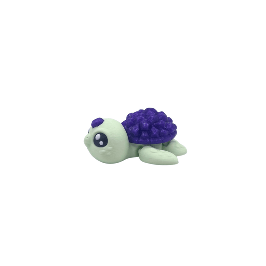 Dans Fidget Foundry Figurine Amethyst Purple Crystal Turtle