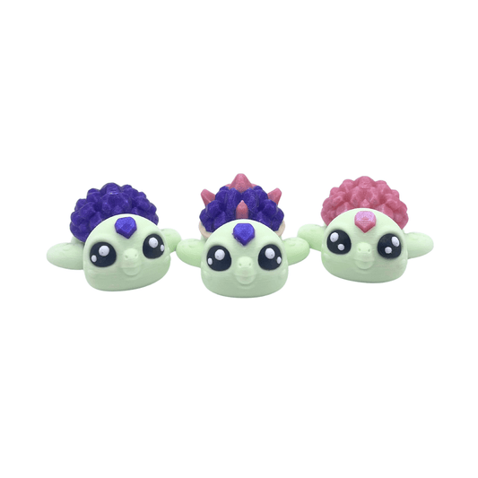 Dans Fidget Foundry Figurine Crystal Turtle