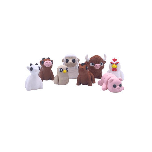 Dans Fidget Foundry Figurine Farm Animals Collection