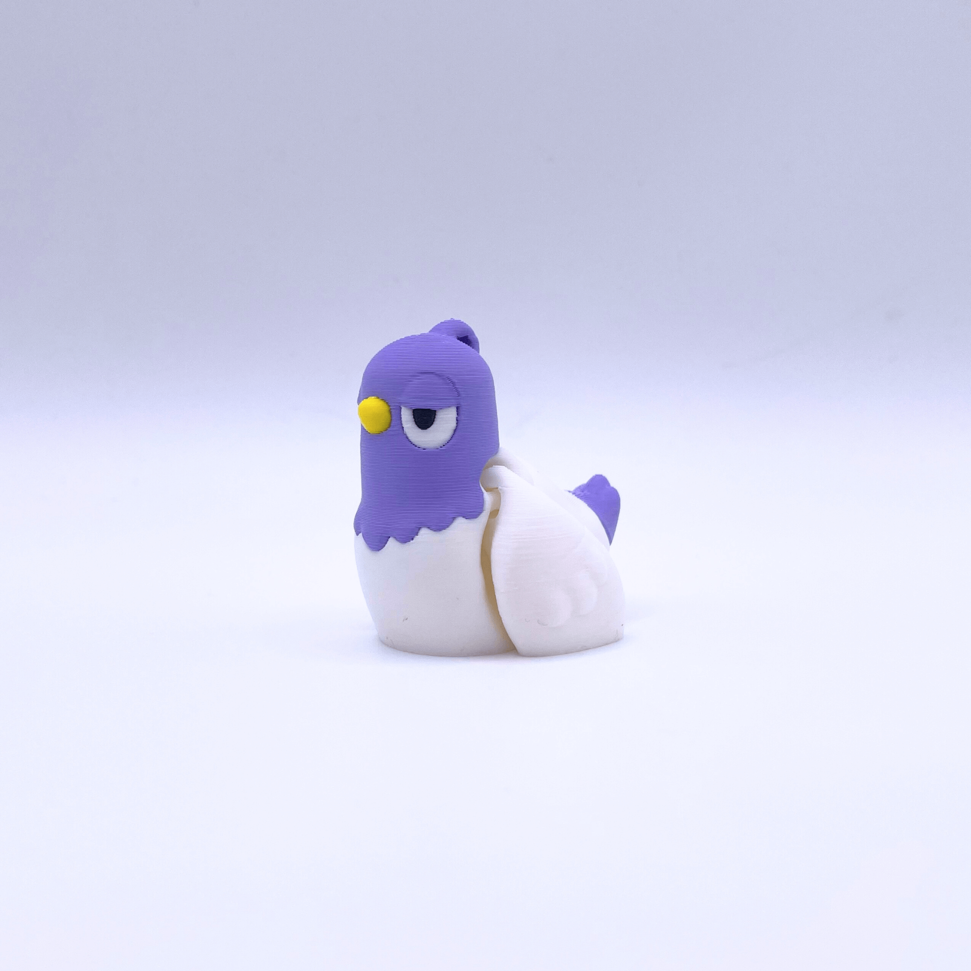 Dans Fidget Foundry Figurine Grumpy Pigeon