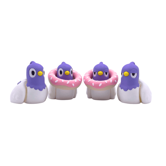 Dans Fidget Foundry Figurine Pigeon